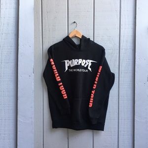 Justin Bieber Purpose The World Tour Black Hoodie